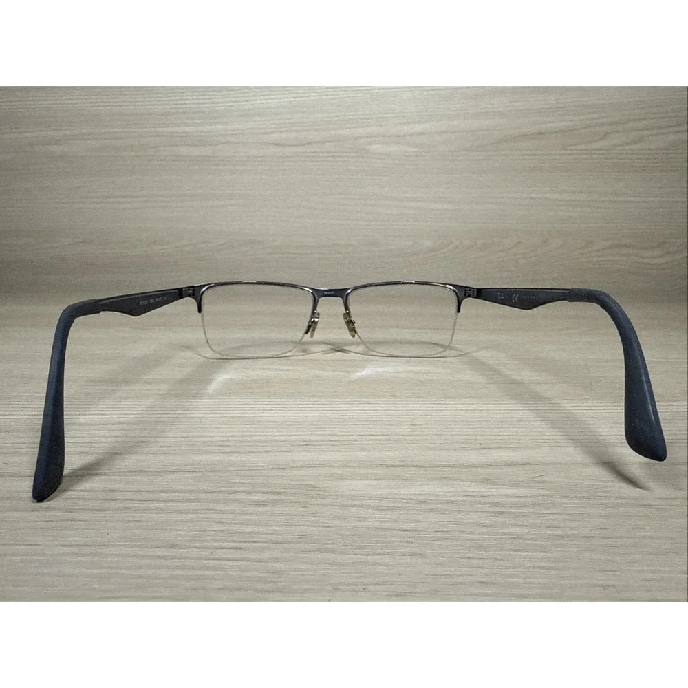 RAY-BAN RB6335 2855 Gray Matte Half Rim‎ 54-17-145 Eyeglasses Frame ONLY